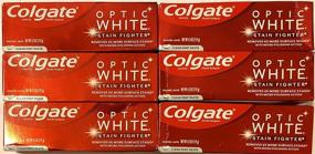img 1 attached to 🦷 Colgate Optic White Toothpaste - Stain Fighter - Clean Mint Paste - 6 Tubes - 4.2 OZ (119 g) per Tube