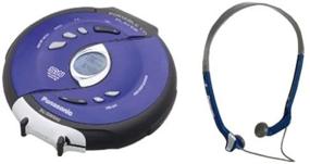 img 1 attached to Panasonic SL-SW940 Shockwave Water Resistant Portable CD Player (Blue): The Ultimate Outdoor Music Companion