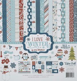 img 4 attached to 🌟 Enhanced SEO: Love Winter Collection Kit by Echo Park Paper Company