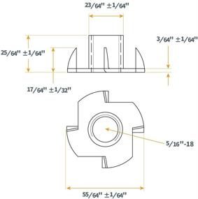 img 2 attached to POWERTEC QTN1103 Pronged 16 Inch 18 50 Pack