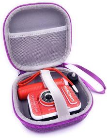 img 4 attached to 📷 Protective EVA Case for VTech KidiZoom Creator Cam Kid Video Camera - Purple