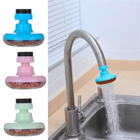 img 4 attached to 🚰 Faucet Mount Filters: Purify Your Tap Water with 3-Pack Faucet Water Filter for Home Kitchen & Bathroom