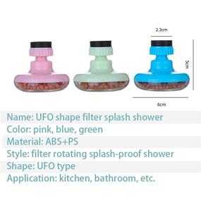 img 1 attached to 🚰 Faucet Mount Filters: Purify Your Tap Water with 3-Pack Faucet Water Filter for Home Kitchen & Bathroom