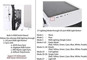 img 2 attached to Thermaltake Commander C31 Snow ATX Mid Tower Computer Chassis с ARGB 5V синхронизацией материнской платы, предустановленными 200-мм ARGB RGB передними вентиляторами + 120-мм задним черным вентилятором - CA-1N2-00M6WN-00