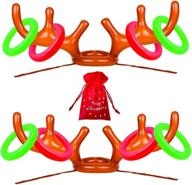 meiguisha inflatable reindeer christmas antlers sports & fitness логотип