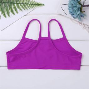 img 1 attached to 🤸 Gymnastics Stretchy Workout Undershirts for Girls' Clothing: TTAO
