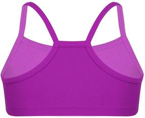 img 3 attached to 🤸 Gymnastics Stretchy Workout Undershirts for Girls' Clothing: TTAO