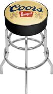 🍻 enhance your bar setup with coors banquet padded swivel bar stool logo