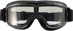 img 3 attached to 🏍️ Birdz Condor Black Motorcycle Riding Goggle with Padded Sport Design and Photochromic Lens for Enhanced Visibility