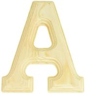 🔠 homeford pine wood beveled wooden letter a, natural, 5-13/16-inch: decorate and personalize your space with this beautifully crafted wooden letter a logo