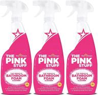 stardrops - the pink stuff - miracle bathroom foam cleaner: 750ml 3-pack bundle logo