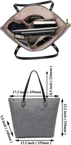 img 1 attached to 👜 NNEE Polyester Teacher Handbag: Repellent Women's Tote Bag – Handbags & Wallets