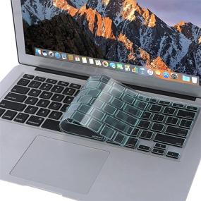 img 2 attached to MOSISO Ultra Thin Keyboard Cover TPU Skin Compatible With MacBook Air 13 Inch A1466 A1369 2010-2017&Amp