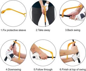 img 1 attached to 🏌️ Improved Golf Swing Training Aid & Practice Guide with Essential Golf Accessories