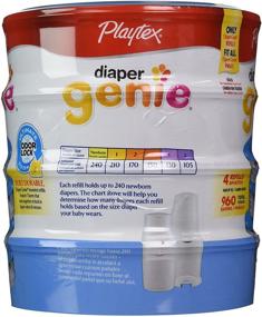 img 2 attached to 👶 240 штук (пачка из 4) запасные картриджи для системы утилизации подгузников Playtex Diaper Genie - Оптимизируйте свой поиск