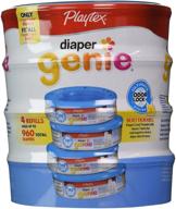 👶 240 count (pack of 4) playtex diaper genie disposal system refills - optimize your search logo