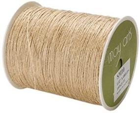img 3 attached to 🌾 Versatile and Eco-Friendly Natural Burlap String by May Arts Ribbon