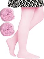 premium microfiber footed tights for toddler and girls - available in multiple solid colors логотип