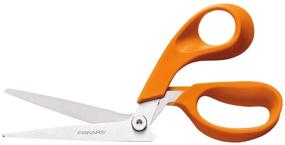 img 2 attached to ✂️ Fiskars 199500-1001 RazorEdge Fabric Shears and Seam Ripper for Tabletop Cutting - 8 Inch