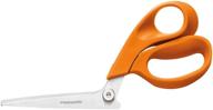 ✂️ fiskars 199500-1001 razoredge fabric shears and seam ripper for tabletop cutting - 8 inch logo