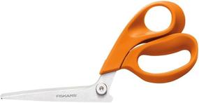 img 3 attached to ✂️ Fiskars 199500-1001 RazorEdge Fabric Shears and Seam Ripper for Tabletop Cutting - 8 Inch