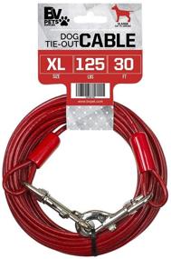 img 4 attached to BV Pet Tie Out Cable: Ultimate Freedom 🐶 for Dogs up to 90/125/250 Pounds, 25/30 Feet Long