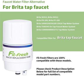img 1 attached to 🚰 Fil Fresh Faucet Filtration Replacement Compatible