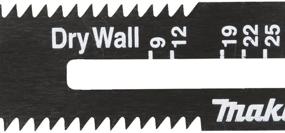 img 1 attached to Makita B-49703 Drywall Cut-Out Saw Blade (2 Pack): Achieve Clean and Precise Cuts with Ease!