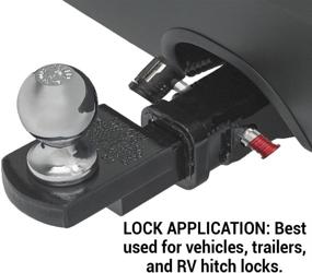 img 2 attached to 🔒 Master Lock Stainless Steel Barbell Receiver Lock - 5/8 in. Fit (1469DAT)