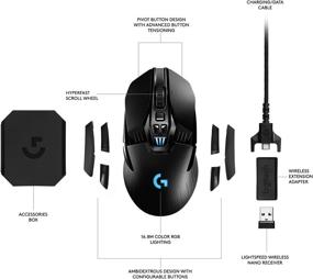 img 3 attached to Unleash Ultimate Gaming Performance with Logitech G903 LIGHTSPEED Mouse Featuring POWERPLAY Wireless Charging Compatibility