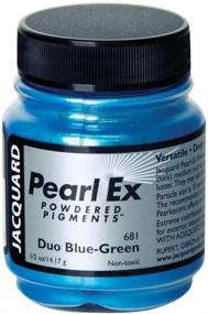 img 1 attached to Vibrant Pearl Ex Pigment .50 Oz Duo Blue-Green #681 - Sparkle with Stunning Brilliance