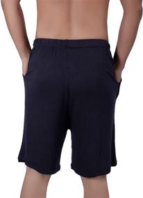 img 2 attached to SHENGDA Pajama Shorts Breathable Pockets Men's Clothing