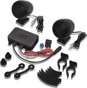 img 2 attached to 🔊 Водонепроницаемая звуковая система Bluetooth с полными динамиками от Big Bike Parts