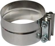 🔧 5-inch stainless steel roadformer lap joint exhaust band clamp - securely seals muffler insets, outsets, elbow joints, flex pipes, and other exhaust system connections logo
