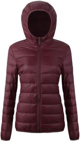 img 4 attached to EQUICK Women's Packable Down Jacket with Hood & Travel Bag - Ultra-Lightweight Short Coat