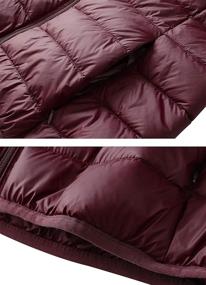 img 2 attached to EQUICK Women's Packable Down Jacket with Hood & Travel Bag - Ultra-Lightweight Short Coat