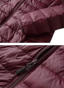img 1 attached to EQUICK Women's Packable Down Jacket with Hood & Travel Bag - Ultra-Lightweight Short Coat