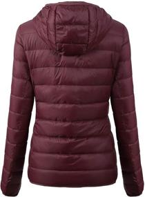 img 3 attached to EQUICK Women's Packable Down Jacket with Hood & Travel Bag - Ultra-Lightweight Short Coat