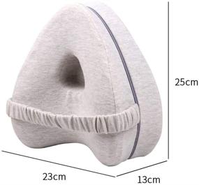 img 2 attached to Actume Heart Shaped Ergonomic Sleeping Pregnancy