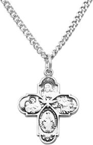 img 4 attached to 📿 Sacred Charms: Sterling Boys' Necklace Collection by Rosemaries Religious Gifts