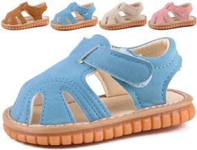 img 4 attached to 👟 CINDEAR Squeaky Sandals: Fun Boys' and Girls' Shoes with Squeaky Soles