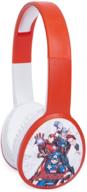 🎧 safe and fun listening: tech2go marvel avengers kids headphones with built-in volume limiting – perfect for little avengers logo