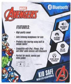 img 1 attached to 🎧 Safe and Fun Listening: Tech2Go Marvel Avengers Kids Headphones with Built-In Volume Limiting – Perfect for Little Avengers