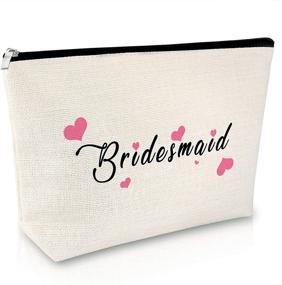 img 4 attached to Sfodiary Jz Bag00032 Bridesmaid Cosmetic Engagement
