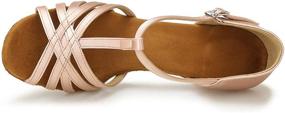 img 1 attached to CLEECLI Women's T Strap Ballroom Sandals - Stylish & Comfortable Women's Shoes