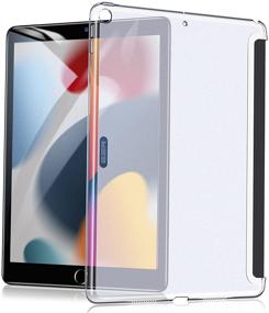 img 4 attached to 📱 ESR Clear Slim Hard Shell Back Case for iPad 9th Gen (2021)/ 8th Gen (2020)/7th Gen (2019), Supports Smart Keyboard & Smart Cover, Ascend Series