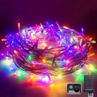 🎄 awq christmas fairy string lights: multicolor indoor outdoor decoration with 8 modes - perfect for wedding, birthday, christmas tree & garden decor logo