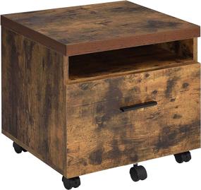 img 4 attached to 🗄️ ACME Furniture Acme Bob File Cabinet: Sleek Weathered Oak Design in One Size