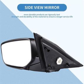 img 2 attached to ECCPP Towing Mirror Replacement for 2008-2012 Honda Accord Sedan - Power-Adjusting & Manul-Folding Left Driver Side Mirror
