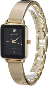 img 1 attached to 💎 Glamorous Anne Klein Women's Diamond Dial Bangle Watch - A Stylish Timepiece for Fashion-Forward Ladies